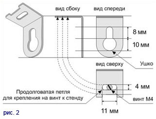 Стенд національ елемент кріплення стенда на стіну рекомендації монтажу