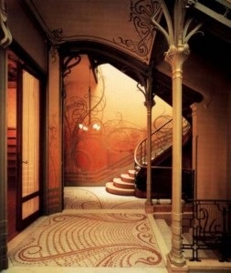 Art Nouveau în interior