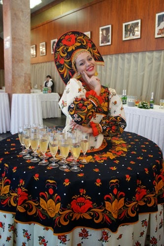 Весілля в російській народному стилі