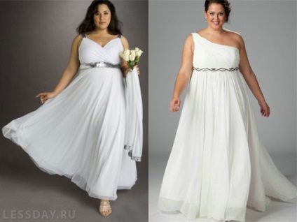 Весільні сукні для повних дівчат і жінок 2014 фото вишуканого одягу для наречених