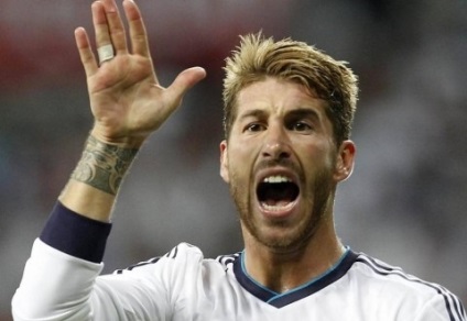 Tattoo Sergio Ramos inseamna tatuaj, fotografie