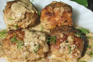 Meatballs cu ciuperci revizuire de delicioase pas-cu-pas retete, site-ul de ciuperci