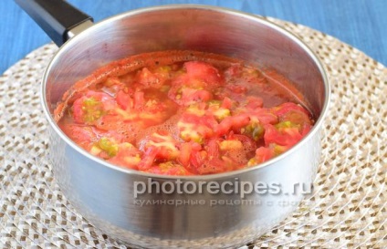 Supă de roșii cu midii - rețete foto