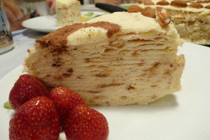 Cake Napoleon în rețeta tigaie pe site-ul totul despre deserturi