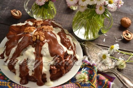 Cake „Pancho” recept lépésről lépésre fényképek otthoni