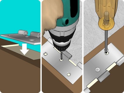 Установка петель на двері покрокові інструкції - легка справа