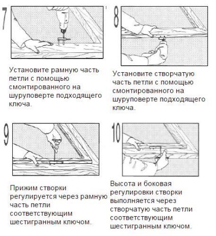 Установка петель на двері покрокові інструкції - легка справа