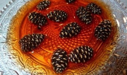 Pine kúpok jam (lekvár) Jam fenyőtoboz