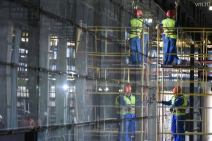 Seara Moscova - Serghei Sobyanin inspectat construirea stației de metrou 