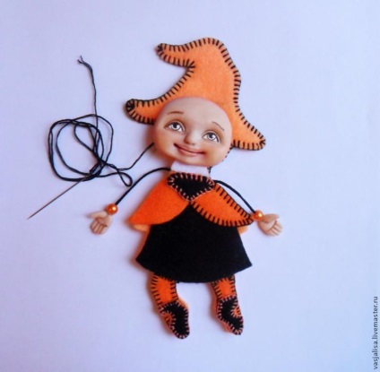 Witch тиква нарича майсторски клас за създаване на кукли брошки - Справедливи Masters - ръчна изработка,