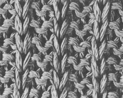 Dungi verticale din bucle înclinate, tricotat și croșetat