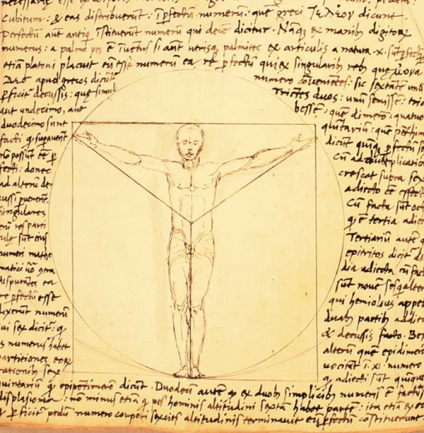Vitruvianul lui Leonardo da Vinci