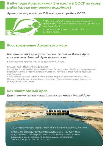 Повернення аральського моря в Казахстані