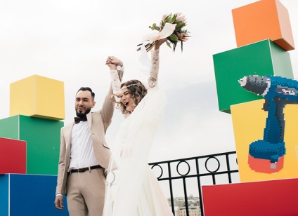 Nunta în stil pixel a cititorilor de ksyusha și maxima, salut! Rusia