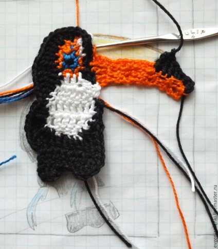 Am aplicat crochetul tricot 