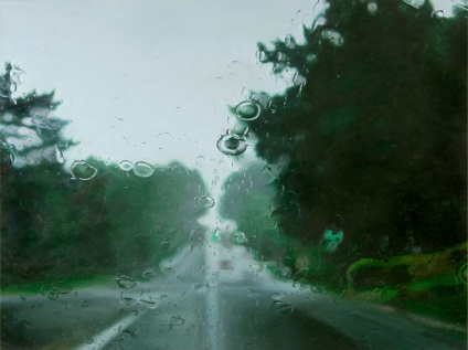 Художник, що малює дощ