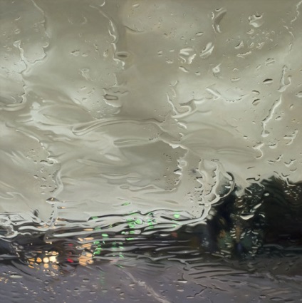 Художник, що малює дощ