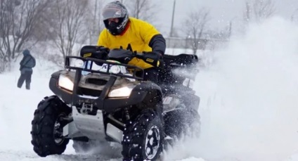 Csere, kipirulás és a kenés légszűrő ATV