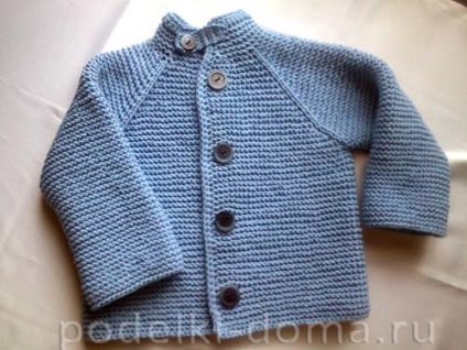 Jacket pentru băiat (ace de tricotat) cu o descriere, o cutie de idei și clase de master