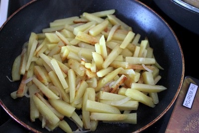 Cartofi prăjiți cu ceapă - rețetă pas cu pas cu fotografie cum să gătești