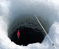téli horgászfelszerelés