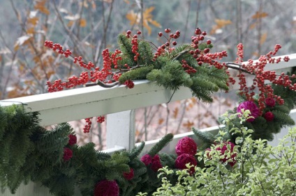 20 idei, cum să decorezi un balcon pentru noul an, mai proaspăt - cel mai bun Runet pentru o zi!