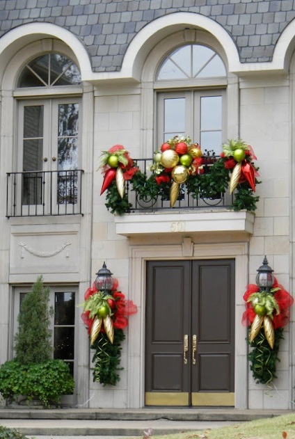 20 idei, cum să decorezi un balcon pentru noul an, mai proaspăt - cel mai bun din Runet pentru o zi!