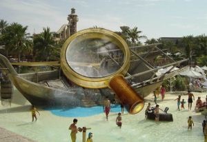 Élményfürdő Wild Wadi vízipark Dubaiban