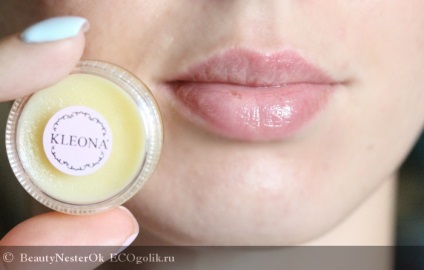 Balsam de buze vanilie de înmuiere kleona - recenzie ecoblocher beautynesterok