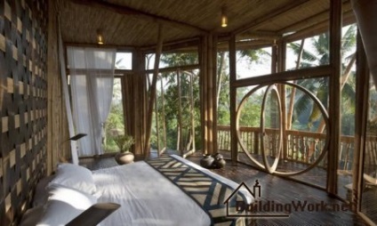 Design casa de bambus - lucrari de constructii