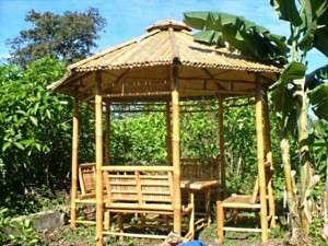 Gazebo de bambus