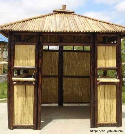 Pavilioane - lemn, bambus