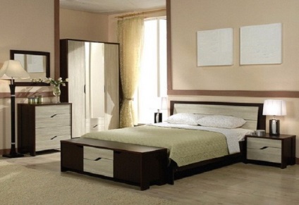 Бежеві шпалери в інтер'єрі спальні і вітальні, кухні фото, вибір штор і меблів
