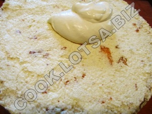 Бісквітний торт з фруктами і вершками - смачний домашній покроковий рецепт з фото