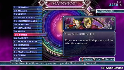 Blazblue continuum shift extend