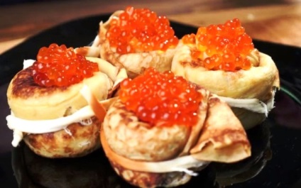 Clatite cu caviar