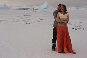 Cuplul britanic a jucat o nuntă în Antarctica - o nuntă la Moscova