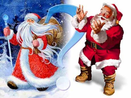 Mi a különbség a Mikulást Santa Claus