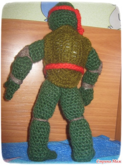 Turtle Ninja - jucării cu mâinile lor - mame țară