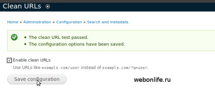Mi a tiszta kapcsolatok, és hogyan kell beállítani őket drupal (Configuration Keresés metaadat) Mi a tiszta kapcsolatok, és hogyan kell beállítani őket drupal
