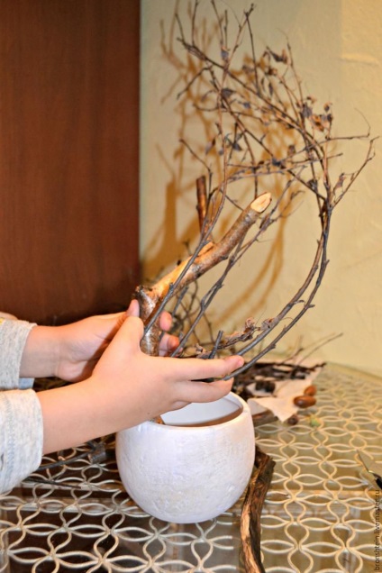 Tedd a gyermek „őszi fa” - tisztességes iparos - kézzel készített, kézzel készített