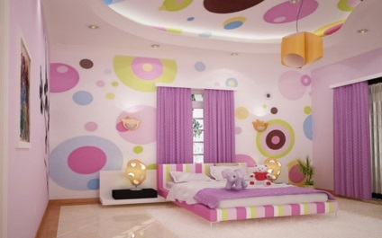 Kids Room design szoba erkéllyel jellemzői