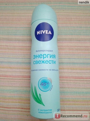 Дезодорант-антиперспірант nivea energy fresh енергія свіжості - «погано захищає від поту і може