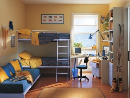 Designul camerei pentru copii cu un balcon exclusiv, sigur, confortabil