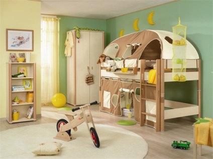 Дизайн дитячої кімнати з балконом ексклюзивно, безпечно, комфортно