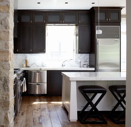 Kitchen Design 18 négyzetméteres (tervezés) Kitchen Design 18 négyzetméter