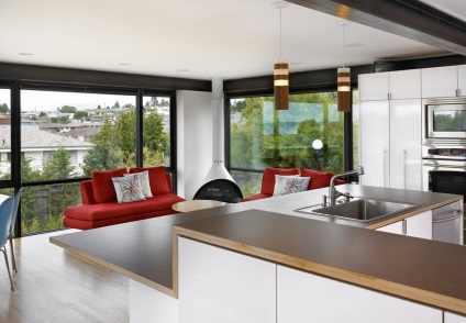 Kitchen Design 18 négyzetméter (a stúdióban jobb adni) Kitchen Design 18 négyzetméter