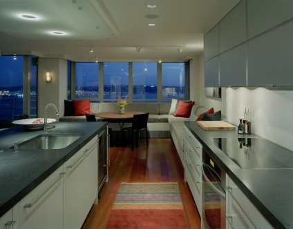 Kitchen Design 18 négyzetméteres (tervezés) Kitchen Design 18 négyzetméter
