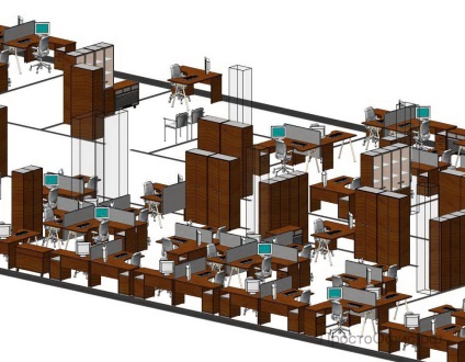 проект Дизайн офис, поставяне на офис мебели
