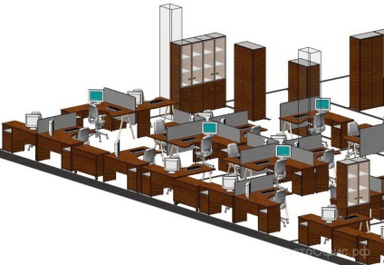 проект Дизайн офис, поставяне на офис мебели